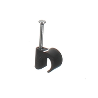 NLS 30764 | 8mm Cable Clips to Suit 8mm OD Cable | 200 Jar | Black