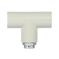 NLS 30869 | 25mm Straight Drain Tee PVC | Grey