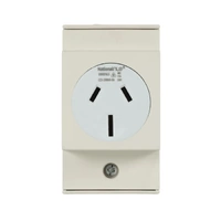 NLS 30902 | 15A Din Rail GPO Double Pole | Auto Switched