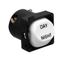 30DNM Switch, 2-Way, 250VAC, 10A, Day/Night, White Electric