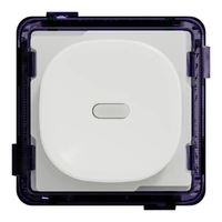Clipsal 30EPBDM-WE | 30 Series 350W Push Button Dimmer | White Electric