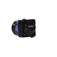 Clipsal 30M35COOK-BK | 35A Switch Mech (30 Series) Marked 'COOKER' | Black