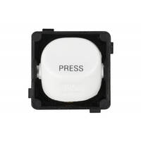 CLIPSAL 30MBPRWE |10Amp BELL PRESS MOMENTARY SPRING RETURN Switch Mech (30 Series)