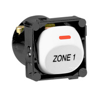 Clipsal 30MZ1 "ZONE 1" Switch Mechanism, 2-Way, 250VAC, 10A, White