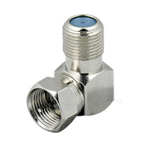 CLIPSAL 3105FF-FMRA - F Type Female -> Male Right Angle TV Adaptor (10 Pack)