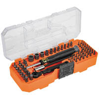 Klein Tools 32787 | MODBox Precision Ratchet and Driver Set | 64 Pieces