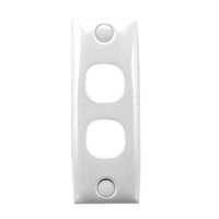 CLIPSAL 32 | 2 Gang Standard Series Architrave Plate 32WE
