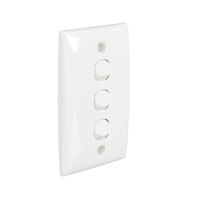CLIPSAL 33VA |3 Gang 10Amp Standard Series Switch 33VAWE