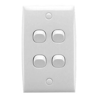 CLIPSAL 34VA |4 Gang 10Amp Standard Series Switch 34VAWE