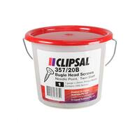 Clipsal 357/20B Self Drilling Screw, Bugle Head, 7Gx20mm, 1000 per Bucket Incl. FREE Phillips Double-Ended Magnetic Screwdriver Bit