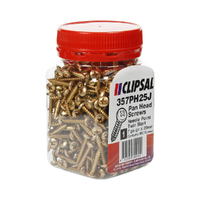 Clipsal 357PH25J | Self Drilling Pan Head Screws 7g x 25mm | Qty: 400