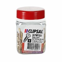 Clipsal 357WF22J | Self Drilling Wafer Head Screws 10g x 22mm | Jar: 90