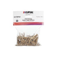Clipsal 357WF40 | Self Drilling Wafer Head Screws 10g x 40mm | Bag: 100