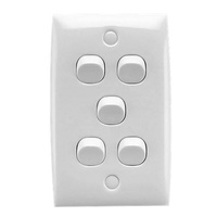CLIPSAL 35VA | 5 Gang 10Amp Standard Series Switch 35VAWE