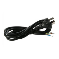 NLS 40051 | Flex & Plug 10amp 3 Pin 2 mtr | Black