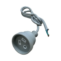 NLS 40077 | 1.2m Flex and Socket 3 Pin Round Earth | 10A 250V