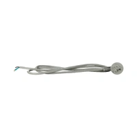 NLS 40079 | 1.7m Grey Flat Head 10A 2C+E Flex & Plug | 1.0mm
