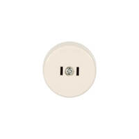 Clipsal 402-WE | Surface Socket 2-Pin Parallel 10A | White