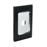 CLIPSAL SATURN 4031VHEB | 1 Gang 30 Series Grid And Surround (Espresso Black) 4031VH