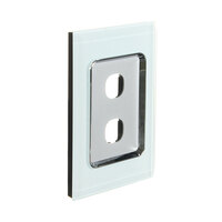 CLIPSAL SATURN 4032VHOM | 2 Gang 30 Series Grid And Surround (Ocean Mist) 4032VH
