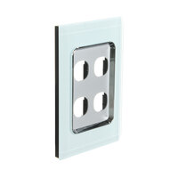 CLIPSAL SATURN 4034VHOM | 4 Gang 30 Series Grid And Surround (Ocean Mist) 4034VH
