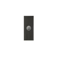 CLIPSAL SATURN 4061ALHB | 1 Gang Pushbutton LED Architrave Switch (Horizon Black) 4061AL