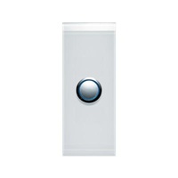 CLIPSAL SATURN 4061AL-PW | 1 Gang Pushbutton LED Architrave Switch | Pure White