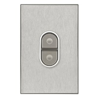 CLIPSAL SATURN 4061D32-HS | Stove Isolator Double Pole 32Amp | Horizon Silver
