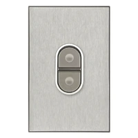 CLIPSAL SATURN 4061D32-HS | Stove Isolator Double Pole 32Amp | Horizon Silver