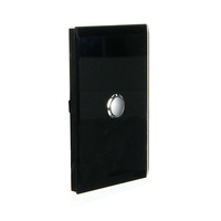 CLIPSAL SATURN 4061PBL-EB |1 Gang Pushbutton LED Switch | Espresso Black