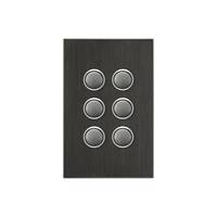 CLIPSAL SATURN 4066VH-HB |1 Gang 60 Series Grid And Surround | Horizon Black