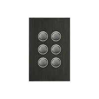 CLIPSAL SATURN 4066VH-HB |1 Gang 60 Series Grid And Surround | Horizon Black