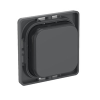 Clipsal Iconic 40APB-AN | Push Button Blank Dolly Rocker | Anthracite | Single Buy