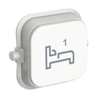 Clipsal Iconic 40BD1R-VW | Bed 1 Dolly Rocker | Vivid White | Single Buy
