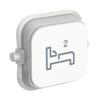 Clipsal Iconic 40BD2R-VW | Bed 2 Dolly Rocker | Vivid White | Single Buy