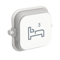 Clipsal Iconic 40BD3R-VW | Bed 3 Dolly Rocker | Vivid White | Single Buy