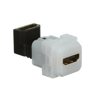 Clipsal Iconic 40HDMIA-TN | HDMI Adaptor | Angled Rear Socket | White