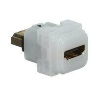 Clipsal Iconic 40HDMIS-TN | HDMI Adaptor | Straight Rear Socket | White