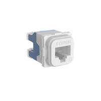 40RJ45SMA6AC-TN Clipsal Iconic | Modular Socket, Category 6A, RJ45 UTP Mechanism (special order)