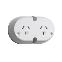 Clipsal 414-WE | 10A 3 Pin Twin Surface Socket | 250VAC