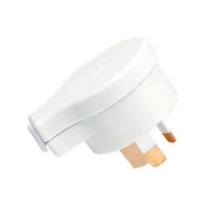 CLIPSAL 418S15 | Side Entry 3 Pin 15Amp Plug Top (White) 418S15WE