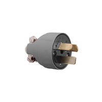Clipsal 425HDGY | 3 Pin 20 Amp Plug Top HD Suit 2.5mm Cable Grey