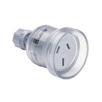 CLIPSAL 438S15-TR | 3 Pin 15Amp Extension Socket (Transparent)