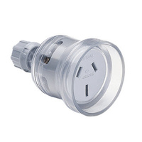 CLIPSAL 438 | Rewireable Cord Extension 10Amp PVC Socket (Transparent) 438TR