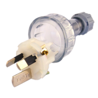 CLIPSAL 439S15HDTR | 3 Pin 15Amp Heavy Duty PlugTop (Transparent)