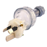 CLIPSAL 439S15HDTR | 3 Pin 15Amp Heavy Duty PlugTop (Transparent)