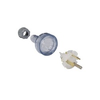 Clipsal 439SL-TR | Plug, Flexible, Straight 10A, 250V | Round Earth Pin