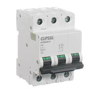CLIPSAL 4CB340-6 | 40amp Three Pole 6kA Circuit Breaker C Curve