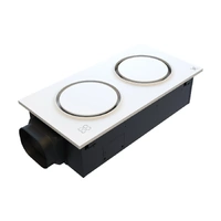 Domus 56010 | Infinity 6 in 1 Bathroom Heater, Exhaust Fan & Light  | IPX2