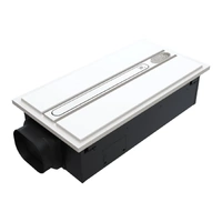 Domus 56013 | AIRSWAY 6 in 1 Bathroom Heater, Exhaust Fan & Light IPX2 | White